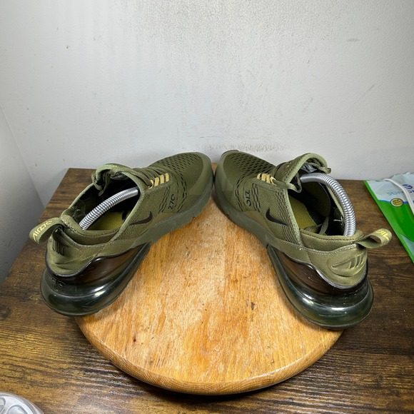 Nike Air Max 270 Mens Olive Green Running Lifestyle Shoes Size 9 AH8050-201 - Picture 2 of 8